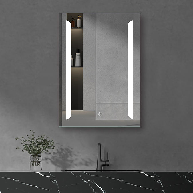 Calgary 500x700mm LED Mirror incl. Touch Sensor, Anti-Fog + Shaving Port
