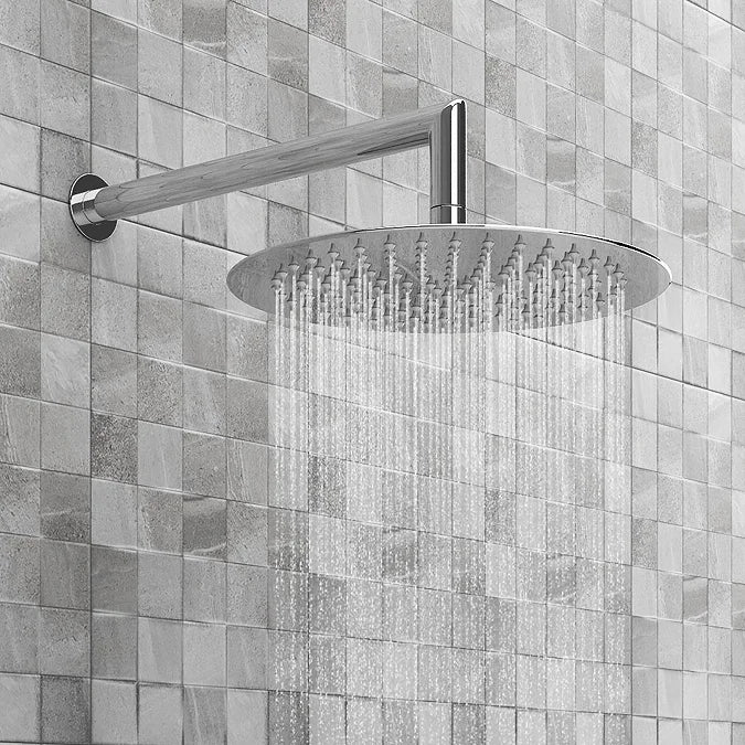 Cruze Round Concealed Individual Diverter + Thermostatic Control Valve with Handset + 300mm Shower Head