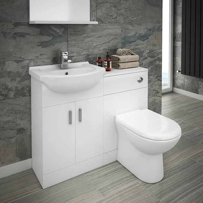 Cove Complete Modern Bathroom Package (incl. Standard Shower Bath)