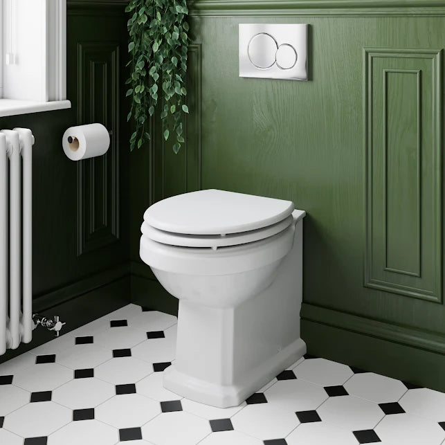 Park Lane Traditional Back to Wall Toilet & Soft Close Seat