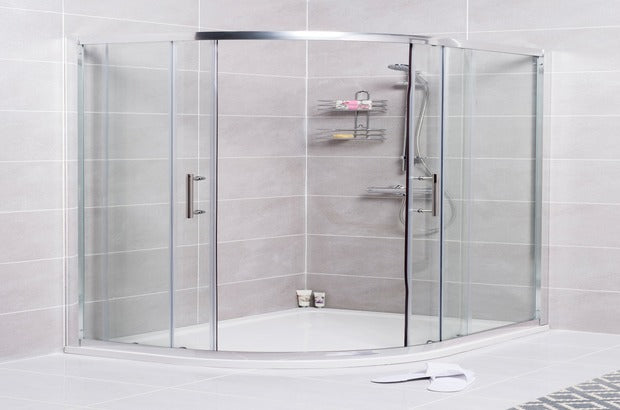 Quadrant shower enclosures